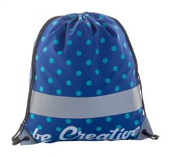 AP716417-10 personalizowany odblaskowy worek ze sznurkami