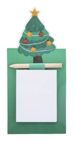 AP800119-07 Świąteczny notatnik magnetyczny, choinka