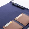 teczka na dokumenty z płótna pochodzącego z recyklingu