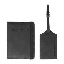 AP800291-10 zestaw podróżny (etui na paszport i zawieszeka na bagaż RPU)