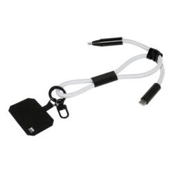 smycz na nadgarstek, uchwyt na telefon, kabel 60W RPET